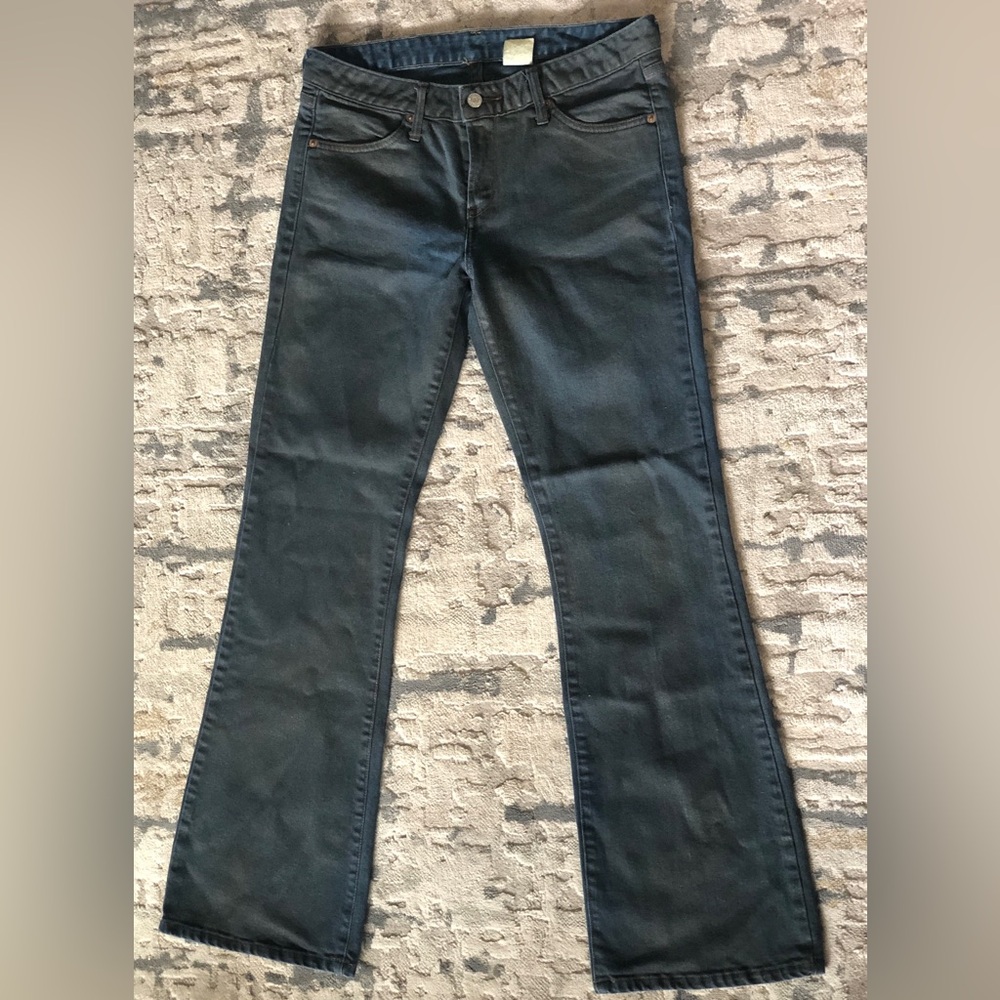 Rare bootcut Levi’s flare leg jeans semigloss test sample women’s size 12